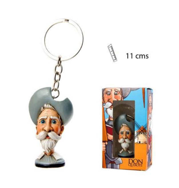 Keychain Don Quixote's Head