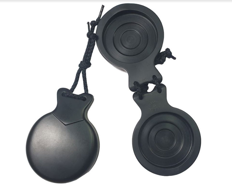 Black Fiberglass Flamenco Castanets: Alegria nº 7. 3 Soundboxes