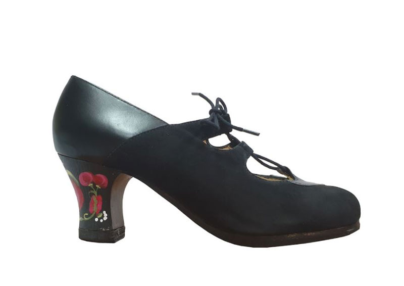 Zapato Flamenco Begoña Cervera. Floreo