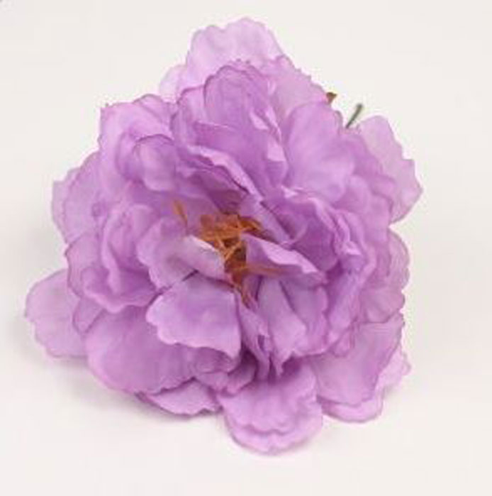 Peonía Valencia. Flores de Flamenca. Violeta. 12cm