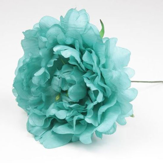 Pivoine Feria. Fleurs de Flamenco. Turquoise (56). 11cm