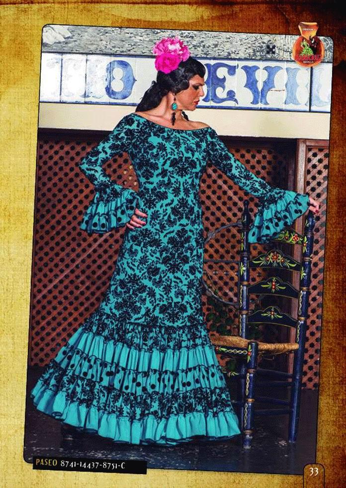 Trajes de flamenca tendencias 2018 estampados florales