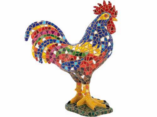 Gallo Estilo Gaudi. 24cm