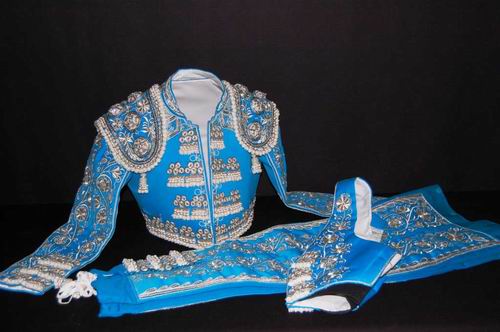 Trajes de Luces Autenticos. Azul y Plata