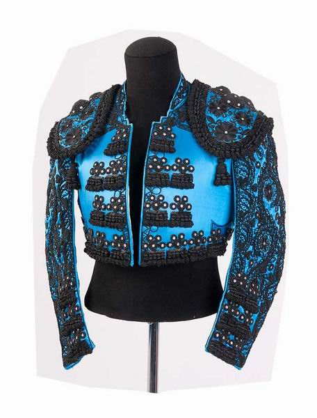 Auténtico Traje de Torero en Azul y Negro