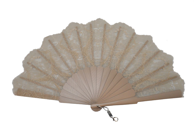 Nude Lace Ceremony Fan