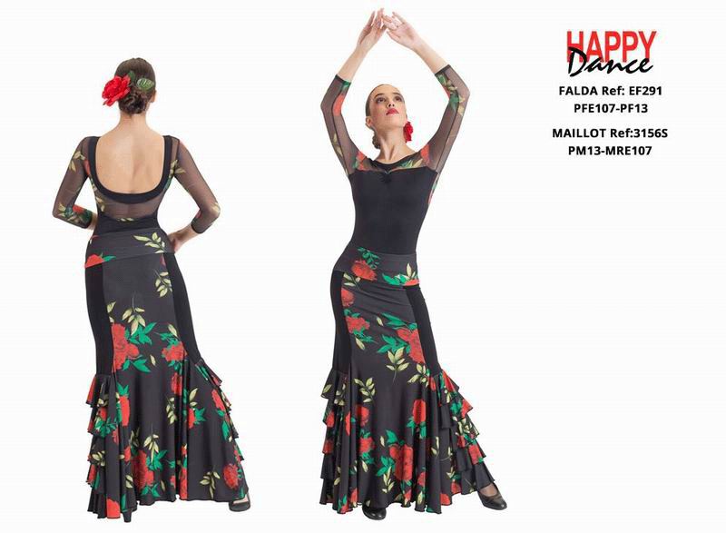 Happy Dance. Flamenco Skirts for Rehearsal and Stage. Ref. EF291PFE107PF13