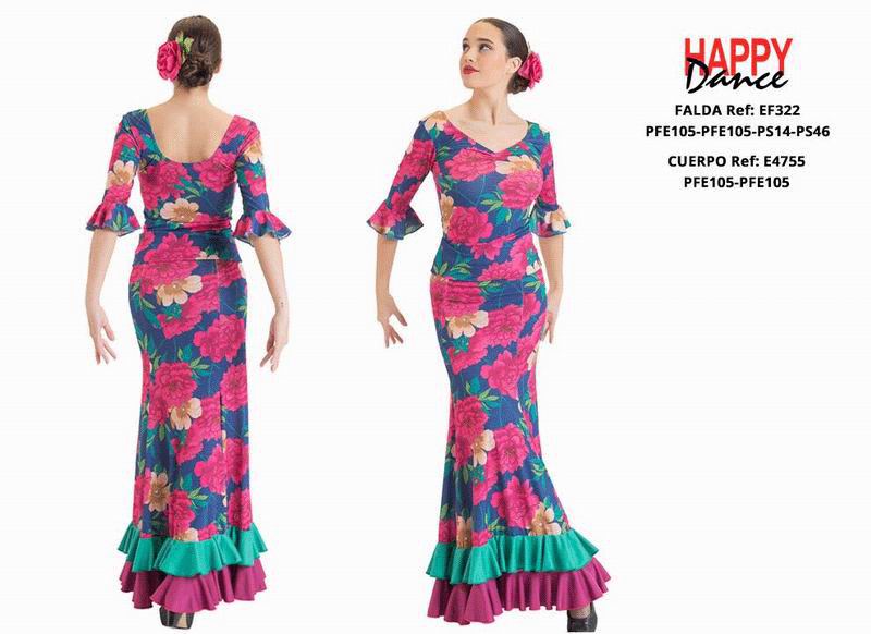 Happy Dance. Faldas de Flamenco para Ensayo y Escenario. Ref. EF322PFE105PFE105PS14PS46