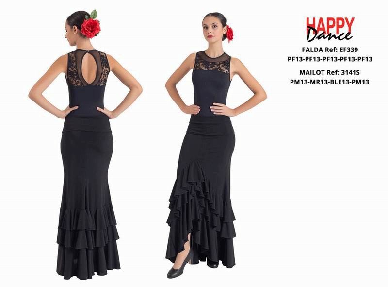 Happy dance. Faldas de Flamenco para Escenario y Ensayo. Ref. EF339PF13PF13PF13PF13PF13