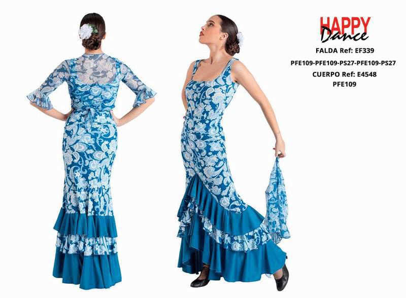 Happy dance. Faldas de Flamenco para Escenario y Ensayo. Ref. EF339PFE109PFE109PS27PFE109PS27