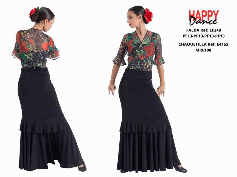 Happy Dance. Woman Flamenco Skirts for Rehearsal and Stage. Ref. EF349PF13PF13PF13PF13