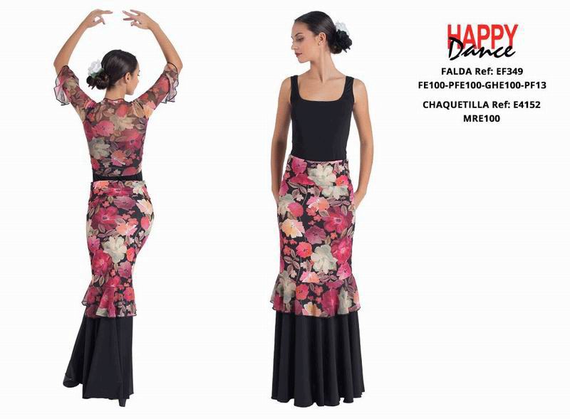 Happy Dance. Jupes de Flamenco pour les Entrainements ou Représentations. Ref. EF349PFE100PFE100GHE100PF13