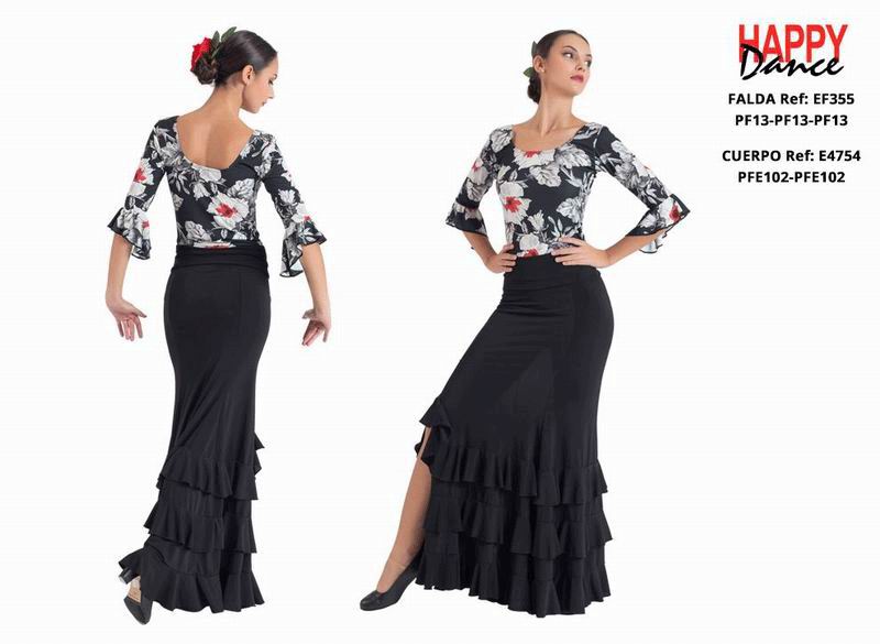 Happy Dance. Faldas de Flamenco para Ensayo y Escenario. Ref. EF355PF13PF13PF13