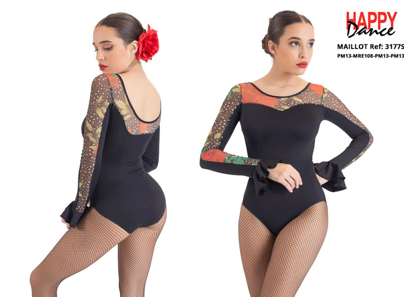 Maillots de Flamenco pour Femme. Happy Dance. Ref. 3177SPM13MRE108PM13PM13