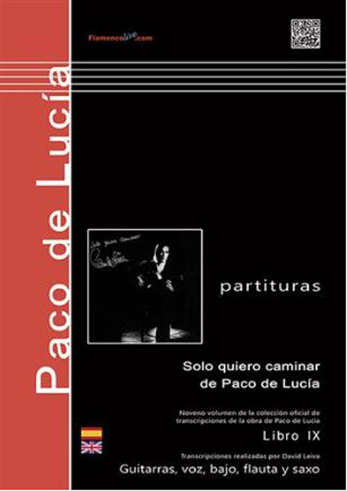 楽譜 『Solo Quiero Caminar』Paco de Lucía. Partitura IX