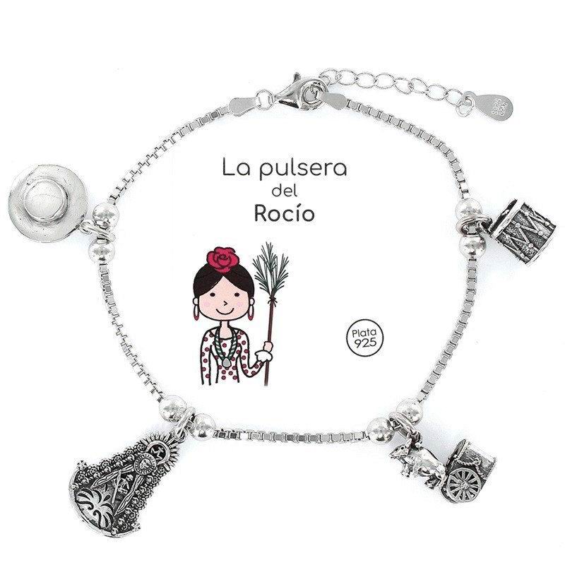 Silver Bracelet Eres lo Más Collection. El Rocio