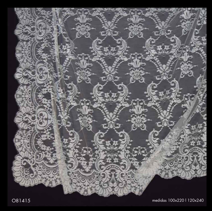 Black Spanish Veil (Shawl) ref.0814156209982NG. Measurements: 120x240 cm