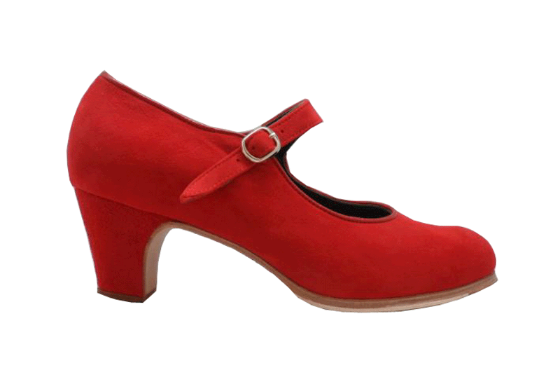 Gallardo - Chaussures de flamenco: modèle Mercedes en daim