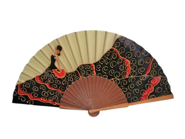 Hand painted Silk Fan. MA94