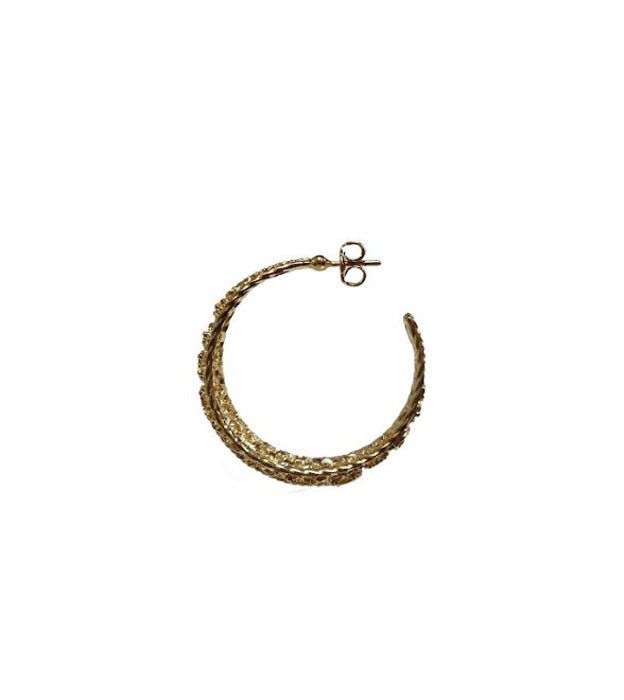 Small Filigree Hoop Earrings