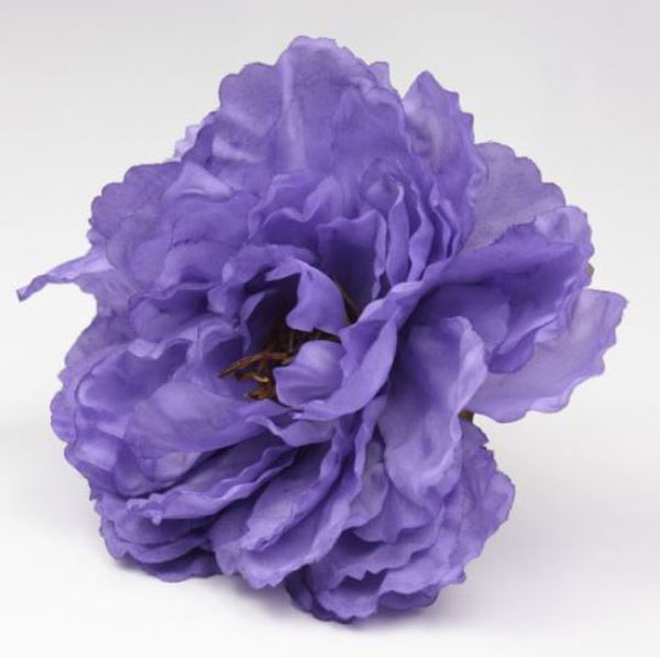 Pivoine Valence. Fleurs de flamenco. Purple. 12cm.