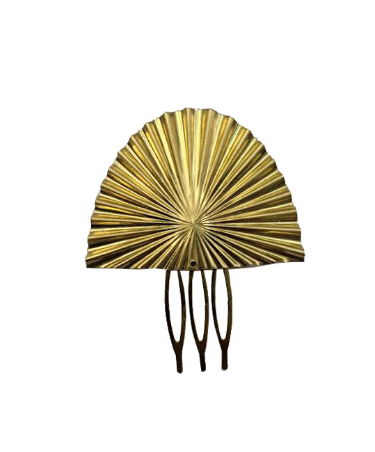 Golden Flamenco Comb. Semi Circle