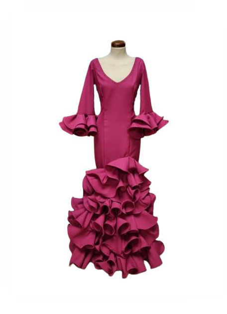 Taille 36. Robe de Flamenca Unie et Economic Bougainvillier. Ana