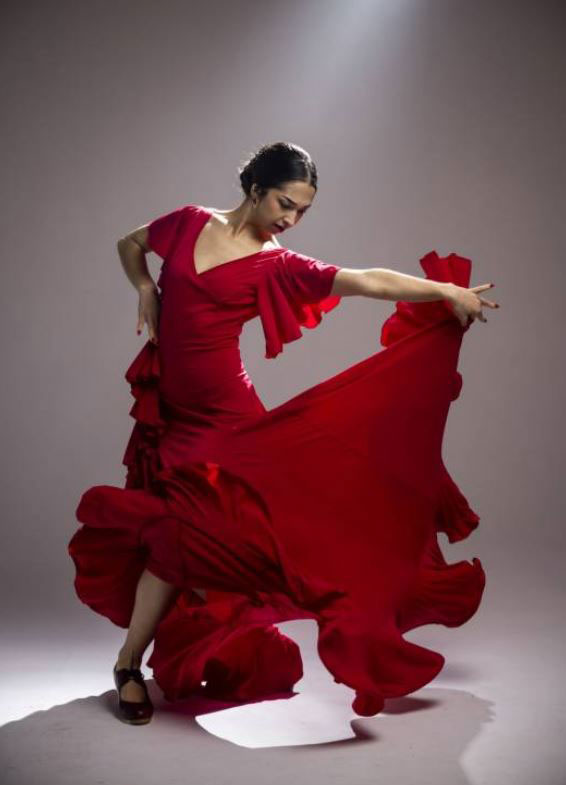 Traje de Baile Flamenco Olas. Davedans