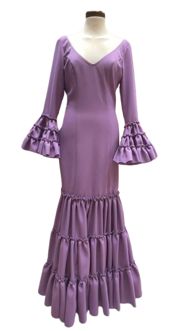 Taille 36. Robes de flamenco Modèle Cordoba. Mauve