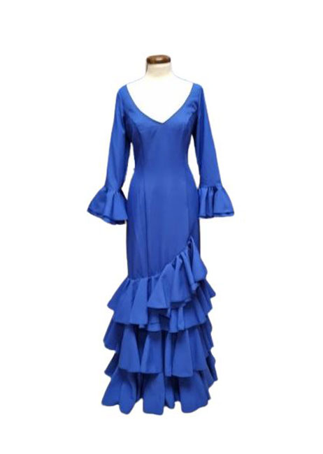 Taille 36. Robe Flamenco Modèle Lolita. Bleu