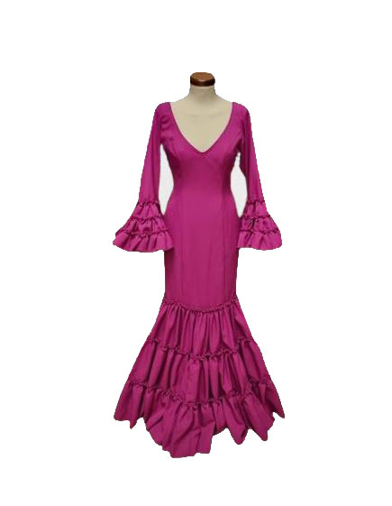 Taille 38. Robe Flamenco Modèle Córdoba. Bougainvillier