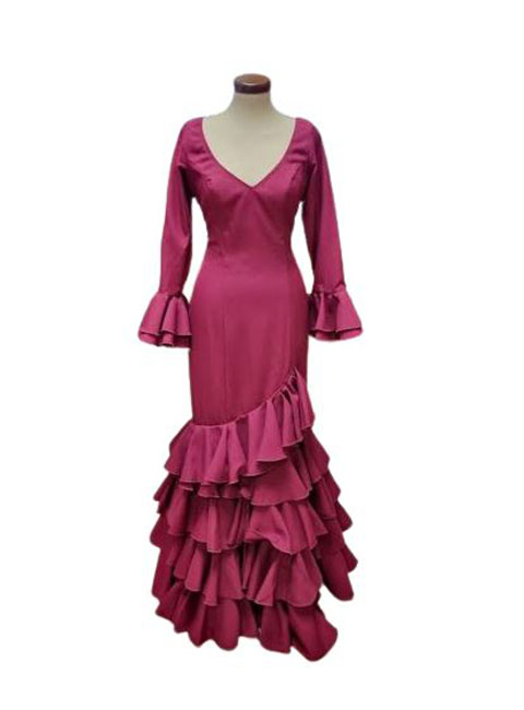 Taille 50. Robe Flamenco Modèle Lolita. Bougainvillier