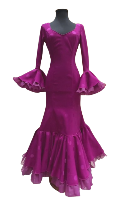 Size 38. Flamenco Dress. Mod. Murillo Fucsia