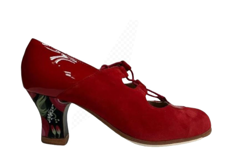 Zapato Flamenco Begoña Cervera. Floreo