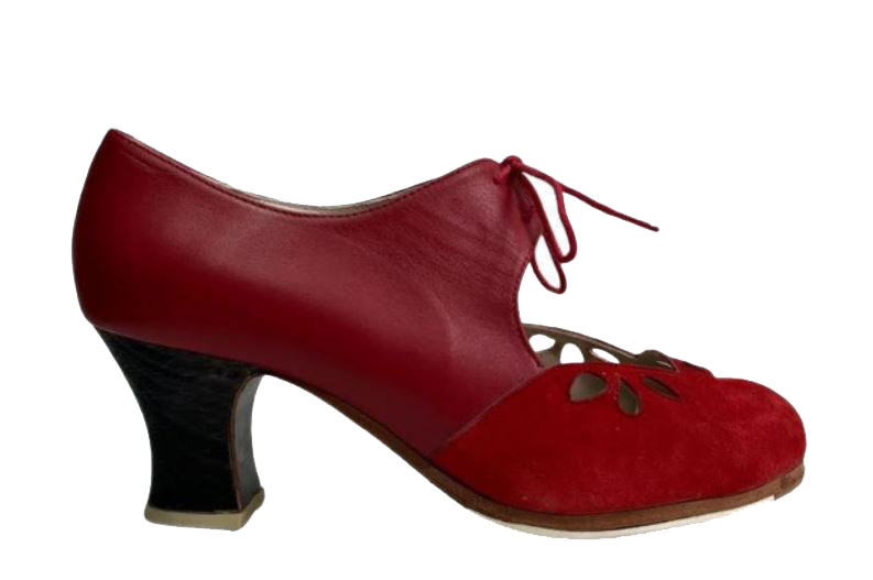 Zapato Flamenco Begoña Cervera. Pétalos