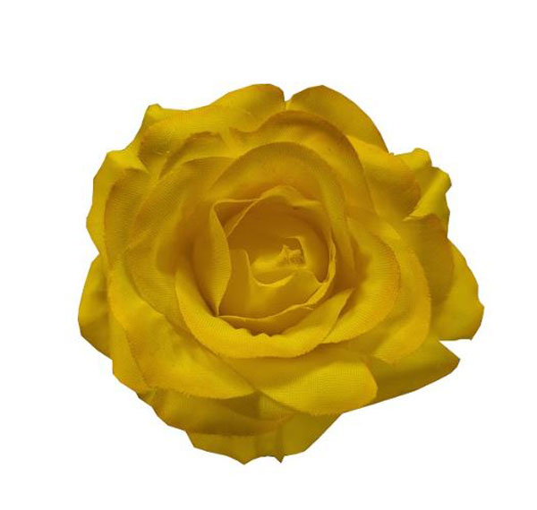 Mini Rosa Granada. 7cm. Amarillo