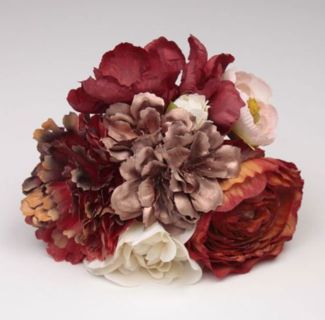 Flamenco Bouquet with Flowers in Earth Tones Ref. 42259