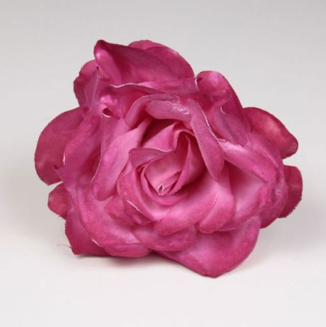 Toledo Rose. Fuchsia Flamenco Flower. 13cm.