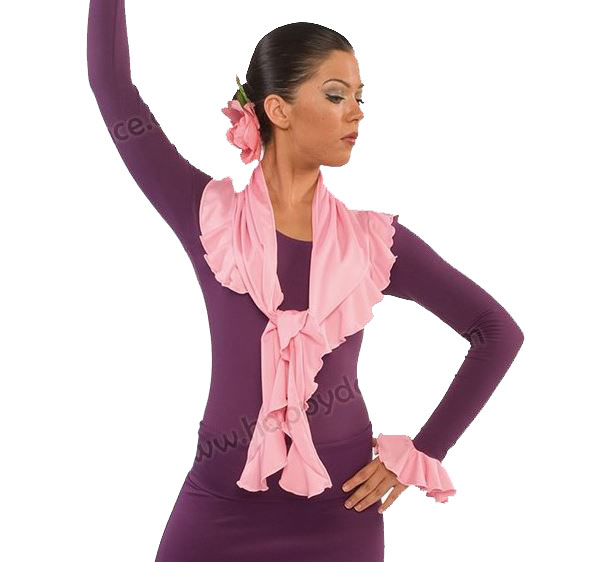 Foulard en maille de couleur unie Happy Dance. Ref.E3912PS40