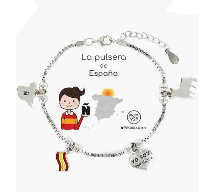 Bracelet en argent Eres lo Más Collection. Espagne