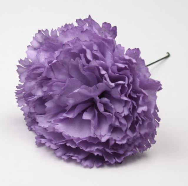 Flamenco Artificial Carnations. Sevilla Model. Purple