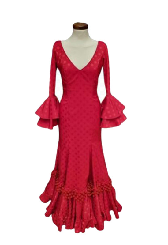 T 36. Trajes de Flamenca. Lirio Rojo Lunar