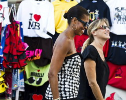 Michelle Obama de compras por Marbella