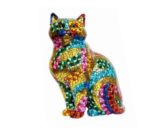 Gato Colección Carnival Trencadis. Gaudí. 45cm