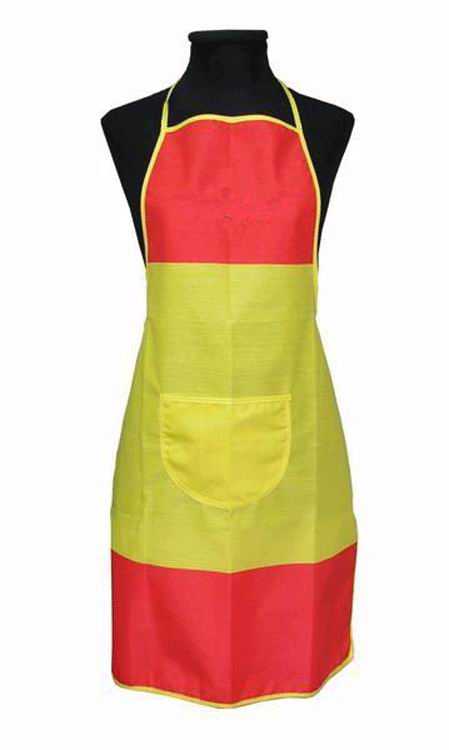 Spanish flag apron