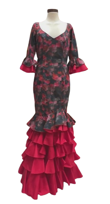 Cheap Flamenco Dresses on Sale. Mod. Delicia. Size 38