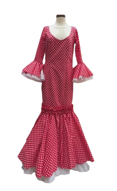 Cheap Flamenca Dress Outlet. Mod. Iris. Size 38