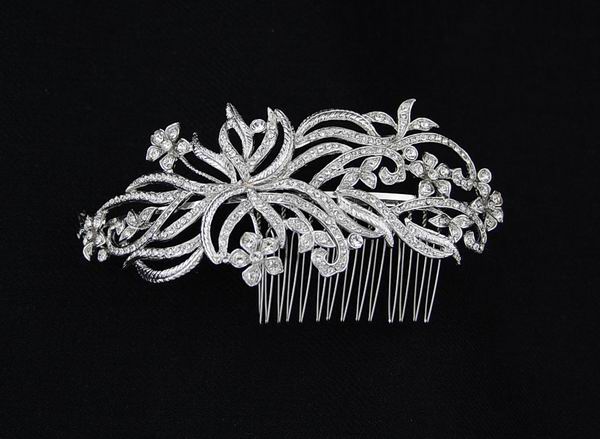 Peigne Broche pour cheveux avec des cristaux de Swarovski ref. 40413