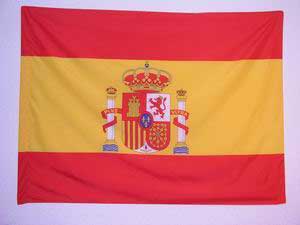 Bandera de España con escudo