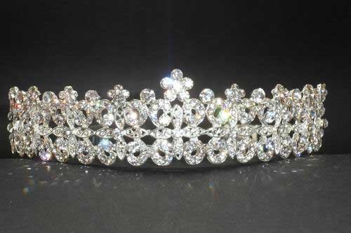 Tiara flower strass. Ref. 29256